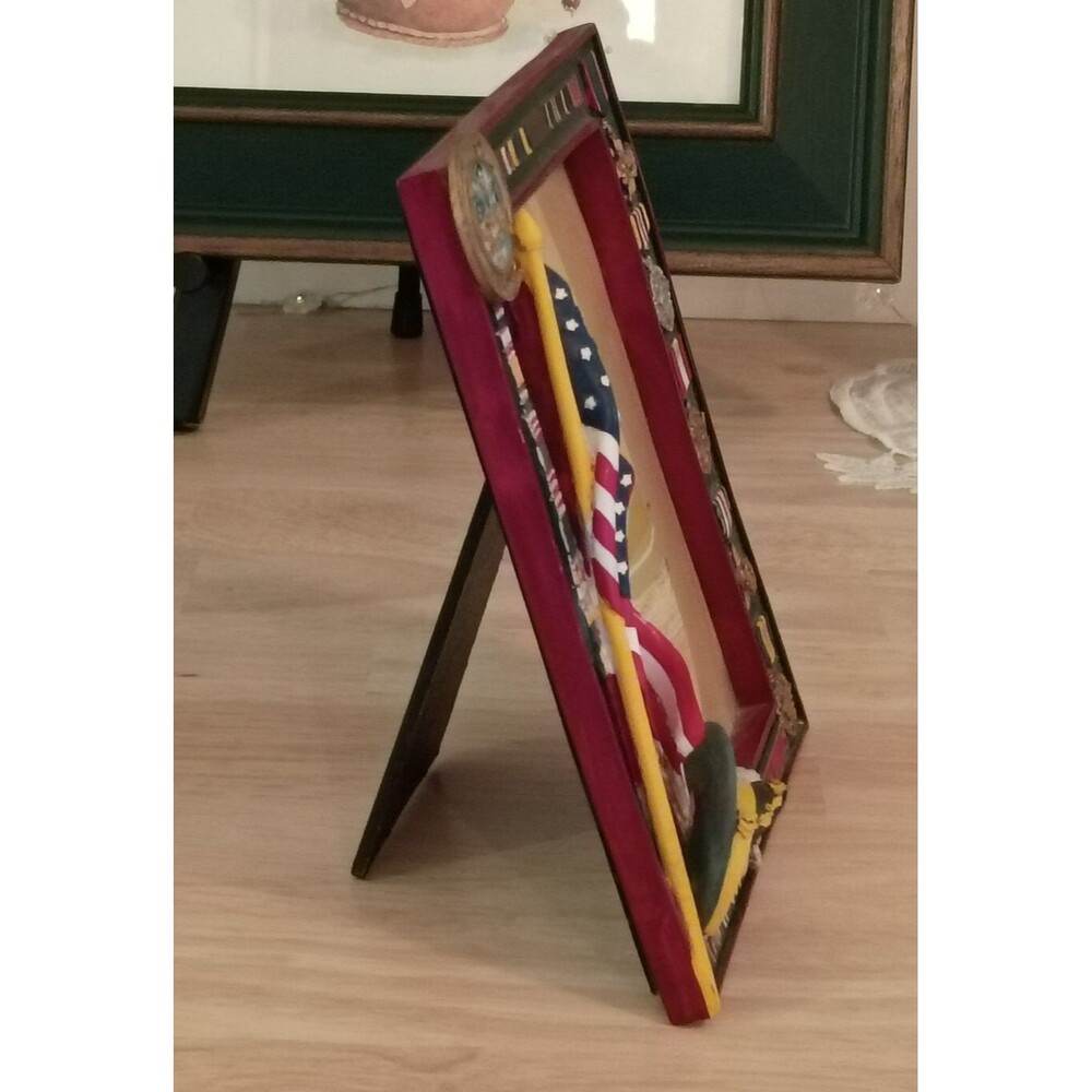 Vintage 1998 Vanmark American Hero's United States Army 4x6 Photo Frame Resin 3D - Picture 5 of 9